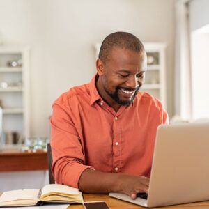 Man Working From Home
