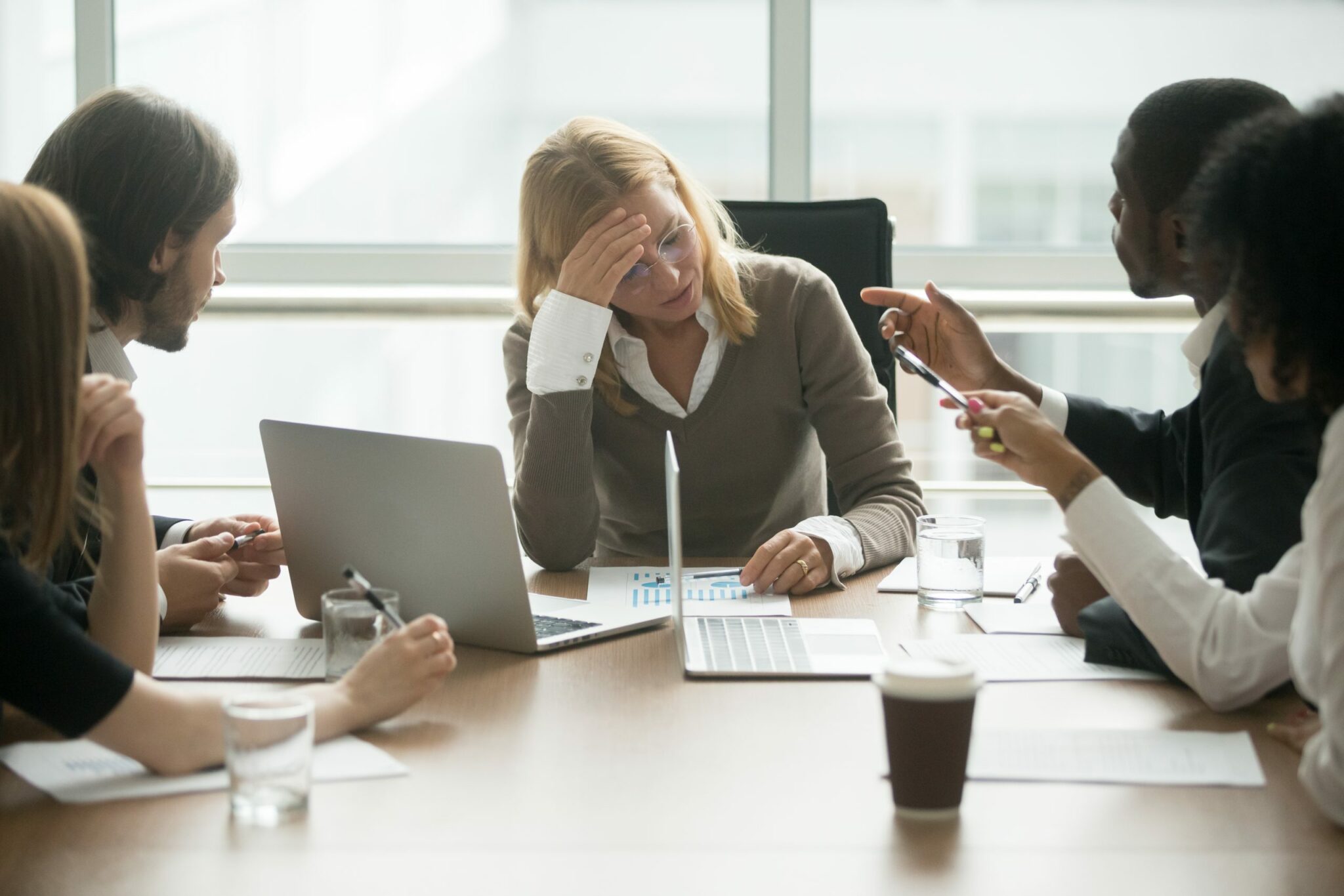 Stressed Sales Leader