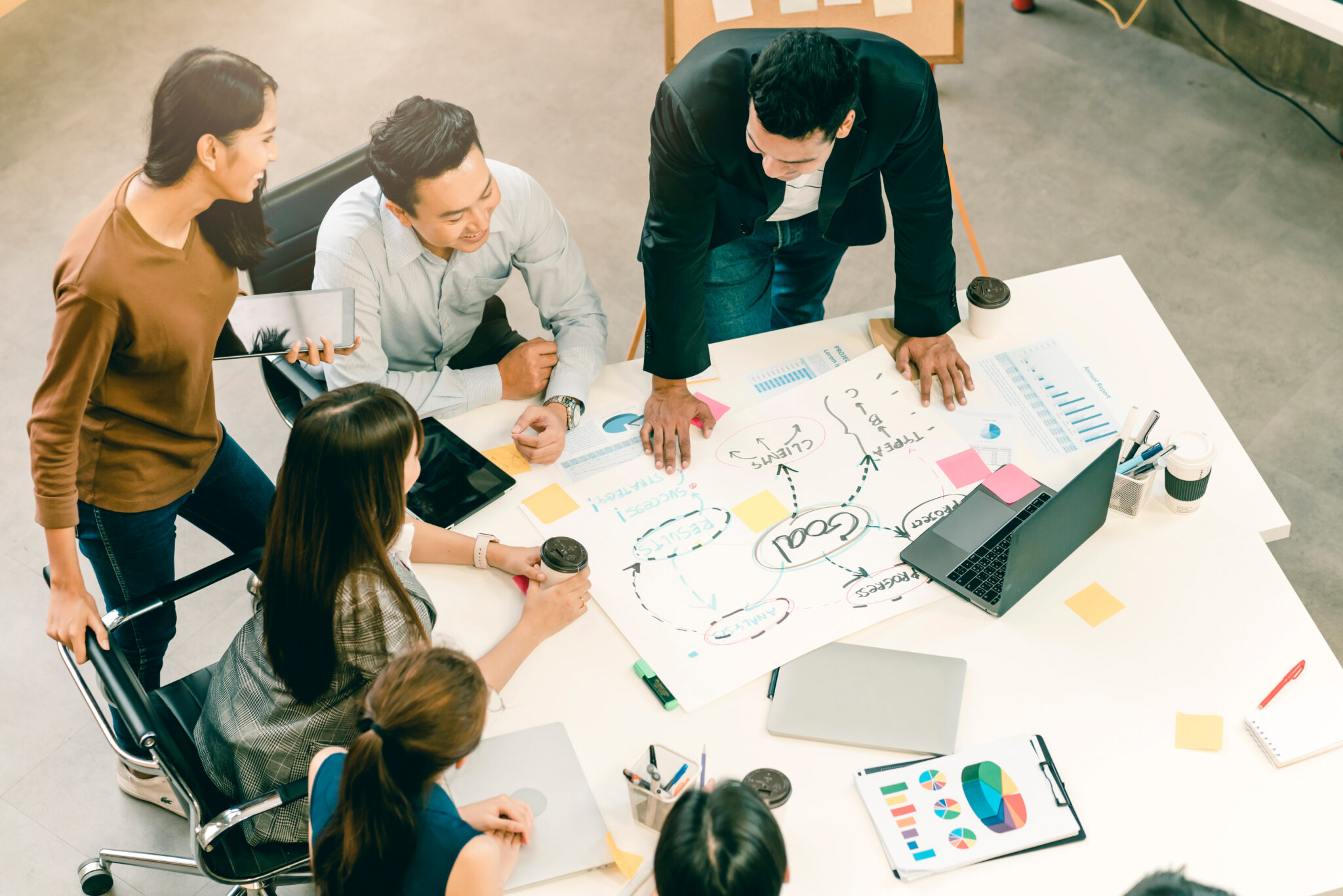 Team Creating Sales Roadmap