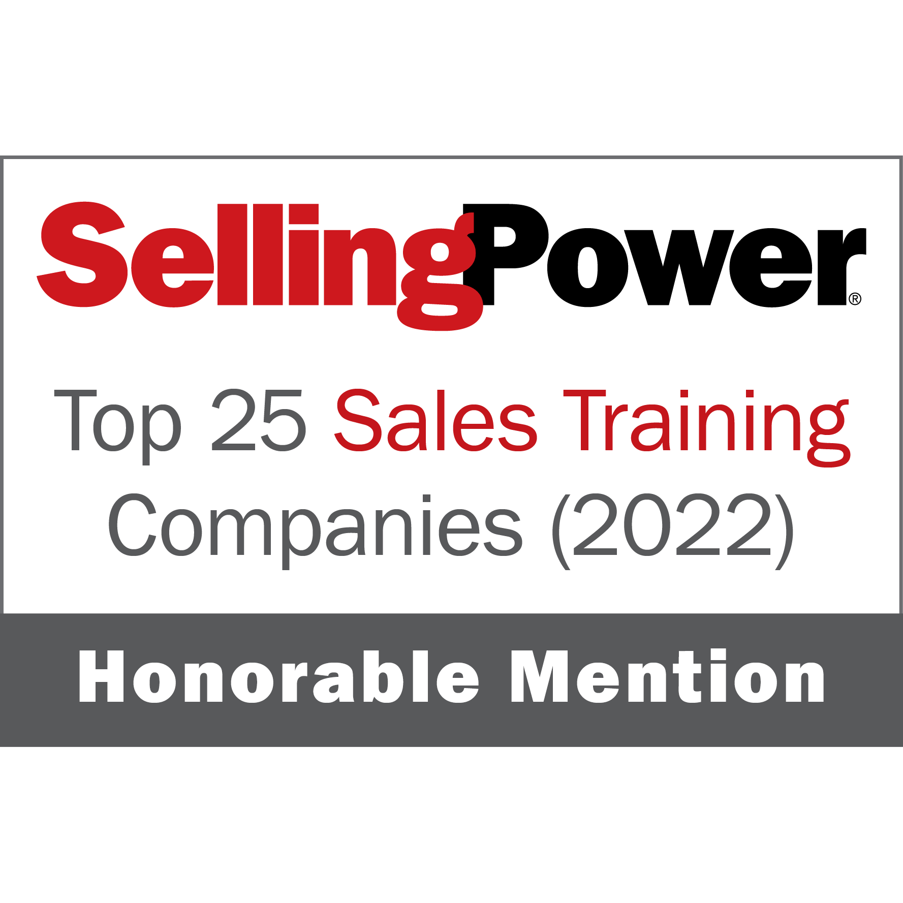 Sales Xceleration® Receives Honorable Mention on Selling Power’s Top Sales Training Companies List for CSL Training