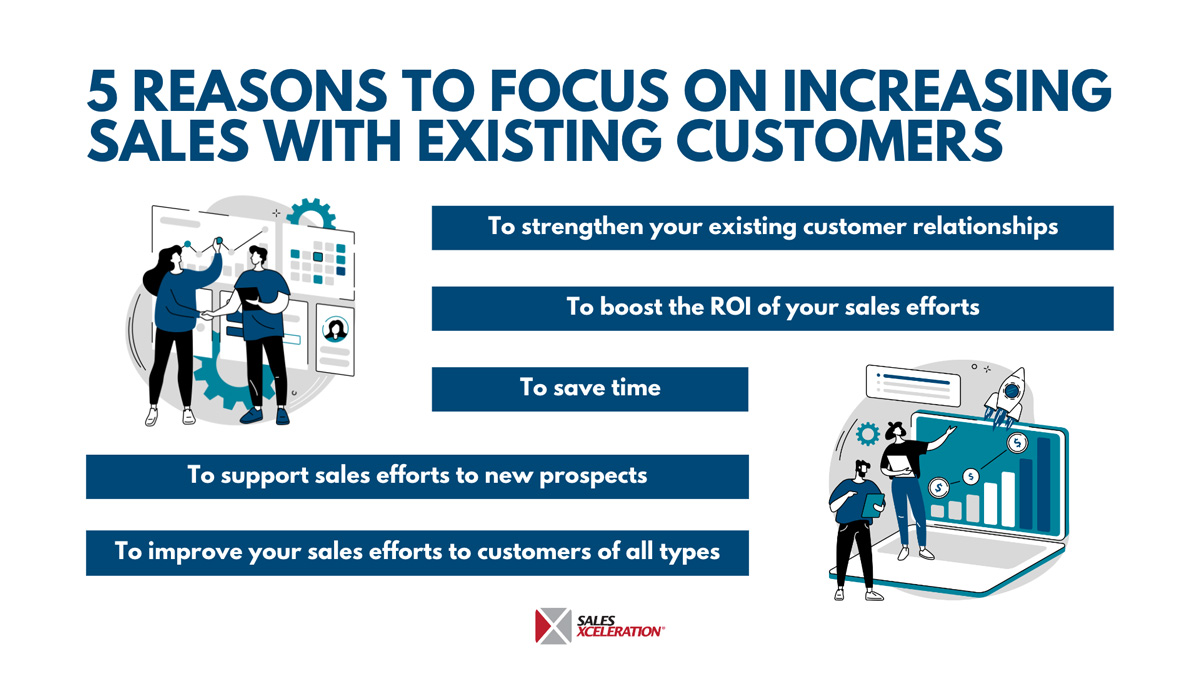 5 reasons to focus on increasing sales with existing customers