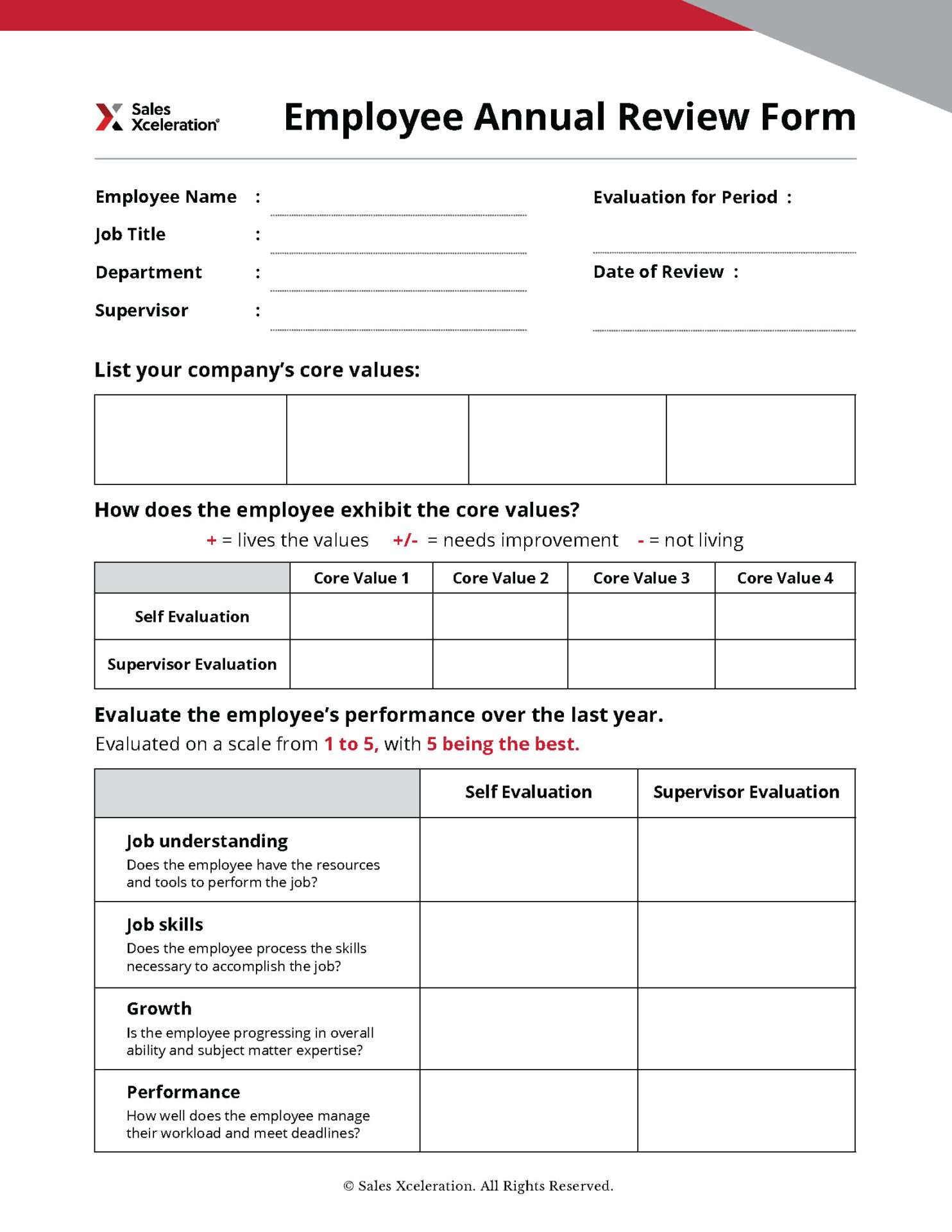 Employee Annual
