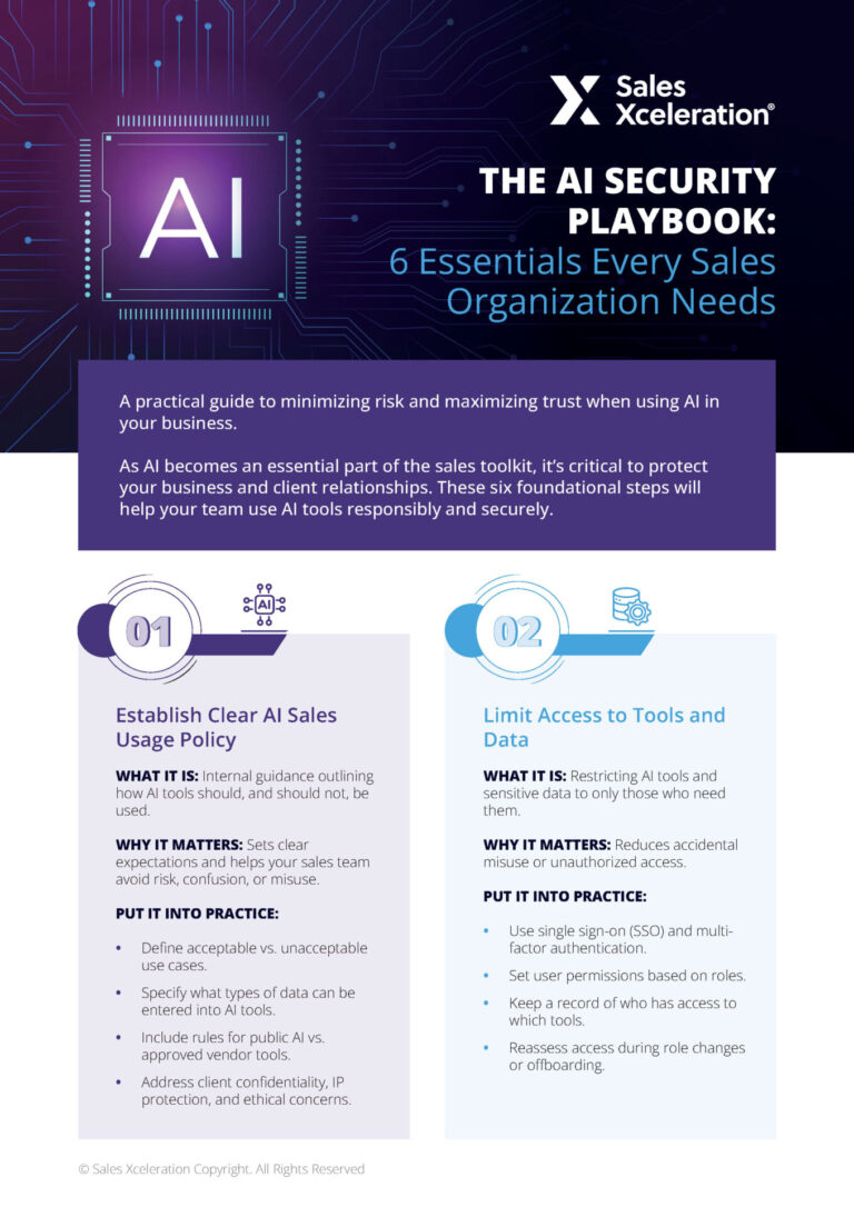 The AI Security Playbook: 6 Essentials Every Sales Organization Needs