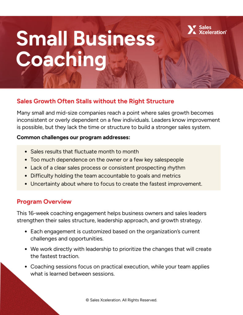 Small Business Coaching Overview