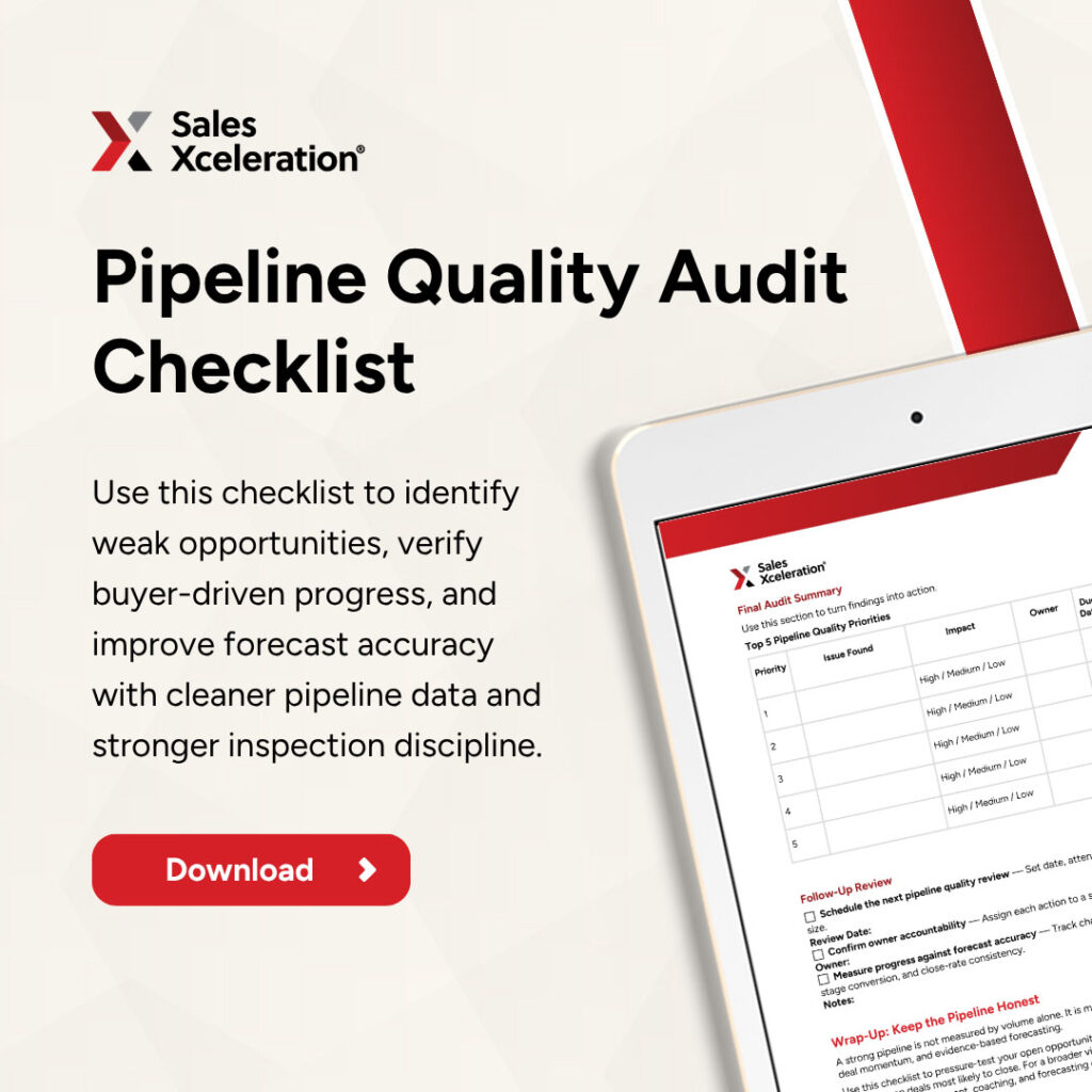 Pipeline Quality Audit Checklist
